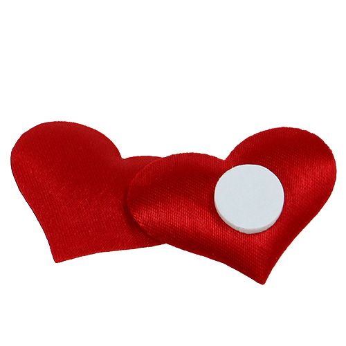 Floristik24 Coeurs déco rouge 27mm x 32mm 100p