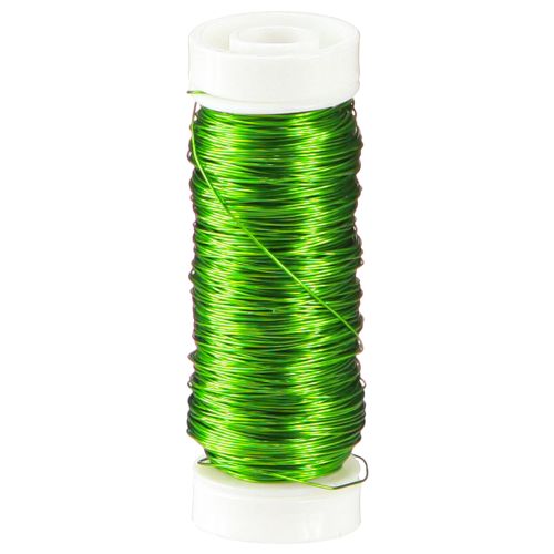 Article Fil émail déco Ø0.30mm 30g 50m vert pomme