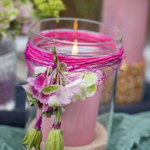 Article Fil émaillé décoratif Ø0,30mm 30g/50m rose