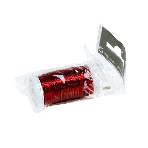 Article Fil émaillé décoratif rouge Ø0,50mm 50m 100g