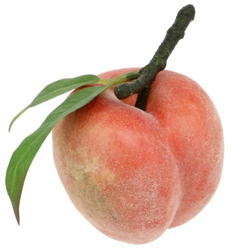 Floristik24 Déco fruits pêche rose Ø8cm L10cm 4pcs