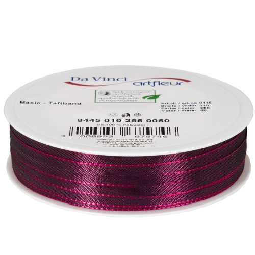 Ruban décoratif en tissu taft