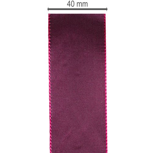 Ruban en taffetas violet pour emballages cadeaux, 40 mm x 50 m | Floristik24.fr