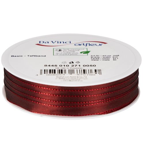 Ruban déco en taffetas 10 mm x