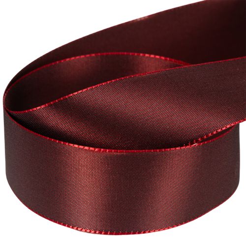 Ruban en taffetas rouge