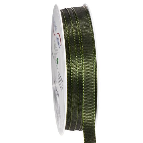 Ruban en taffetas vert mousse 10 mm x 50 m pour décoration et emballage acheter | Floristik24.fr