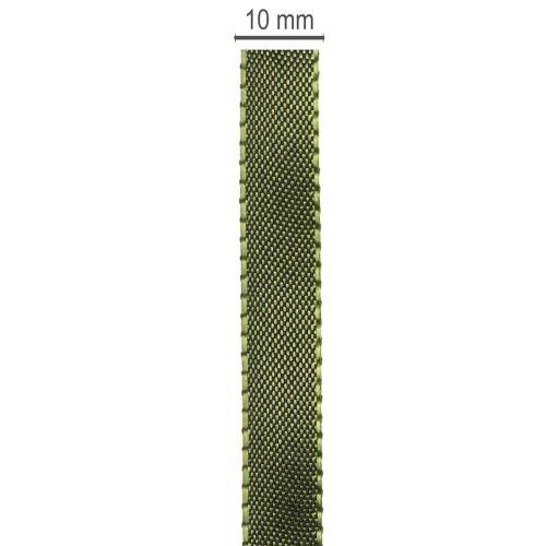 Ruban en taffetas vert mousse 10 mm x 50 m pour décoration et emballage | Floristik24.fr