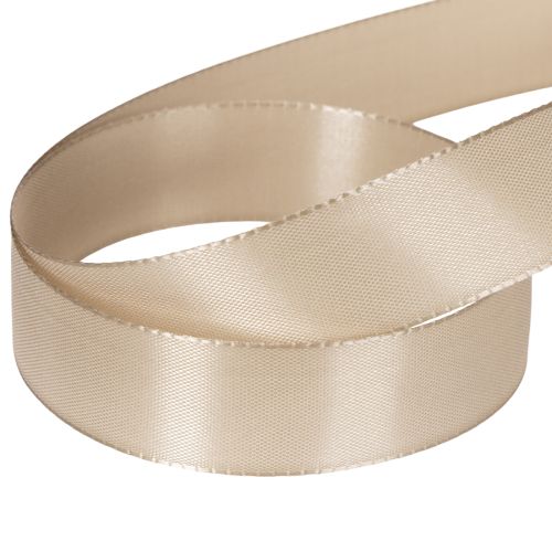Ruban Satin Beige 25mm x 50m