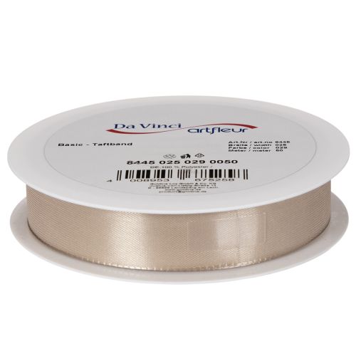 Ruban Satin Beige 25mm x 50m