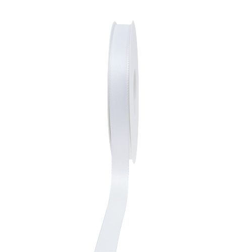 Ruban décoration blanc 8mm 50m