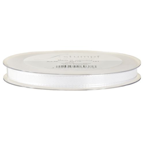 Article Ruban décoratif blanc 8 mm 50 m