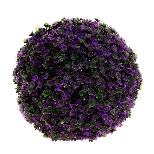 Floristik24 Boule décorative en boule végétale violette artificielle Ø18cm 1 pièce
