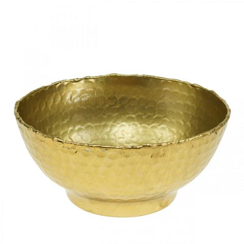 Bol décoratif en métal Bol vintage doré Bol en métal Ø16cm