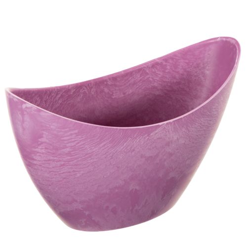 Bol décoratif en plastique rose 20 cm x 9 cm H 11,5 cm (1 pièce) acheter | Floristik24.fr