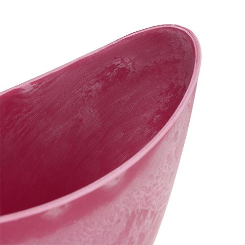 Article Bol décoratif plastique rose 20cm x 9cm H11,5cm 1 pièce