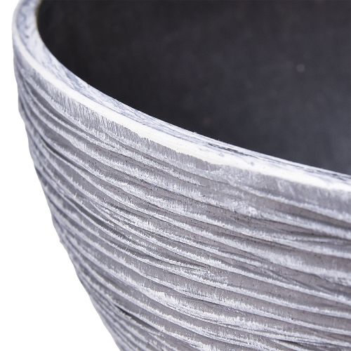 Article Bol décoratif rond pour plantes gris noir Ø40cm H19,5cm