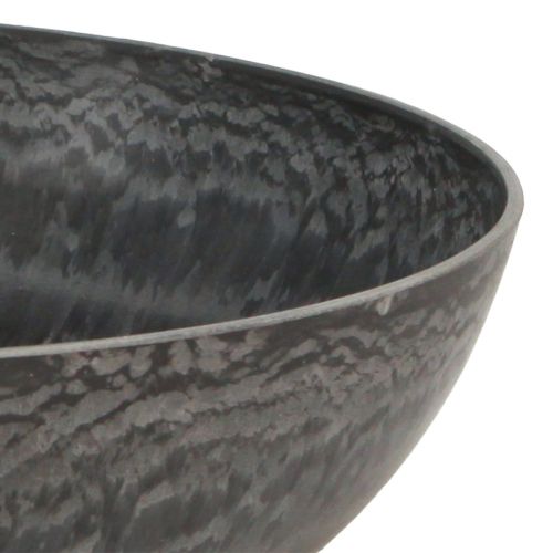 Article Bol décoratif rond pour plantes gris Ø37cm H10,5cm 3pcs