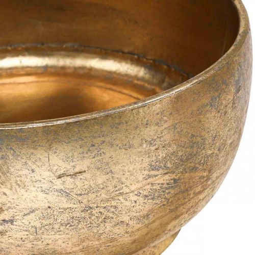Article Bol décoratif métal doré aspect antique Ø23,5/33/43cm lot de 3