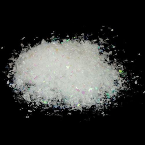 Floristik24 Fausse neige flocons de neige artificiels neige blanc paillettes 200g