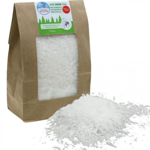 Floristik24 Neige artificielle Biodégradable blanc 1l