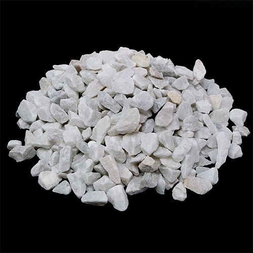 Article Pierres décoratives 9mm - 13mm blanc 2kg