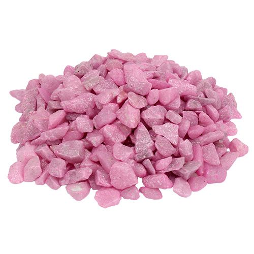 Floristik24 Pierres décoratives 9mm - 13mm rose 2kg