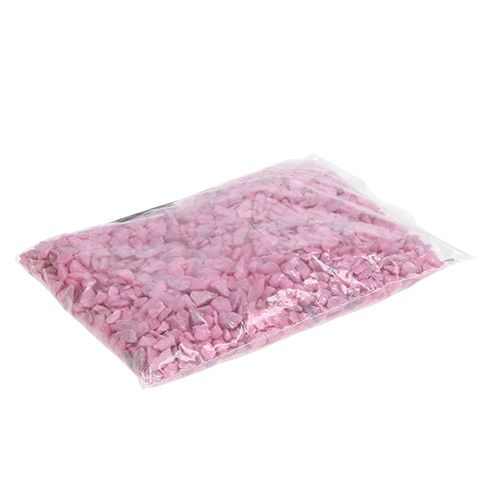 Floristik24 Pierres décoratives 9mm - 13mm rose 2kg