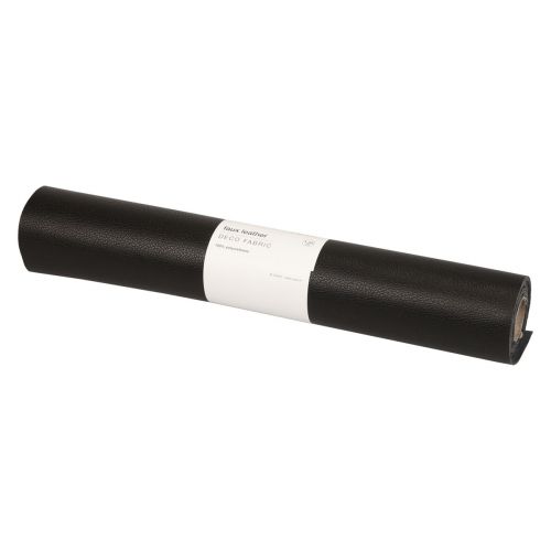 Article Tissu décoratif simili cuir noir cuir noir 33cm×1,35m