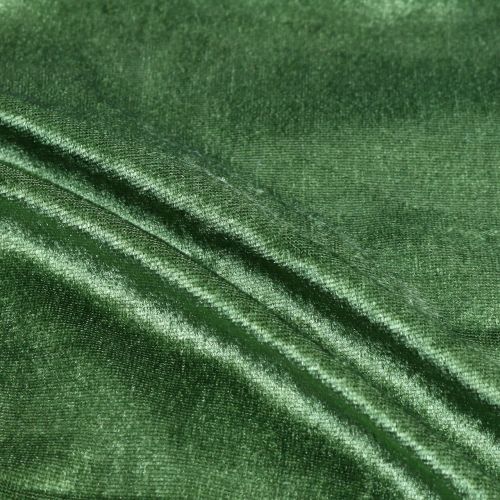Floristik24 Tissu déco Velours vert mousse 140cm x 300cm