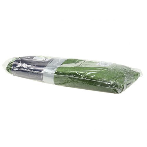 Floristik24 Tissu déco Velours vert mousse 140cm x 300cm