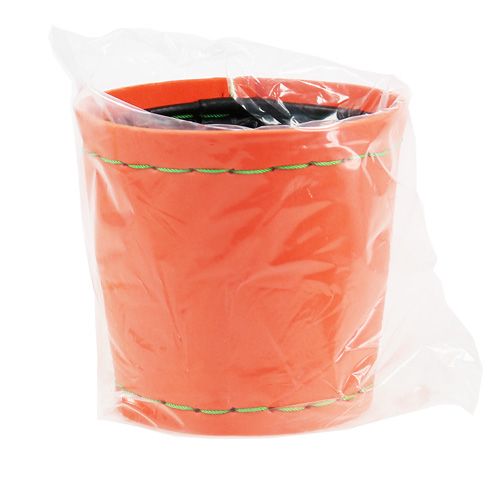 Floristik24 Pot de décoration "Suki" orange Ø12,5cm H12,5cm, 1pce