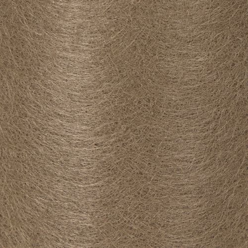 Rouleau de tissu décoratif en non-tissé marron 24 cm x 25 m | Floristik24.fr
