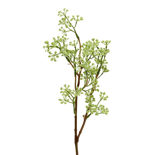 Branche décorative verte L. 43 cm 4 p.-76734