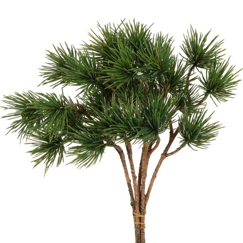 Lot De 50 Branches De Pin Artificielles 30 Cm - Vert, Plastique Et Fil Métallique, Déco Noël, Couronnes