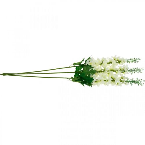 Article Delphinium Blanc Delphinium Artificiel Fleurs en Soie Fleurs Artificielles 3pcs