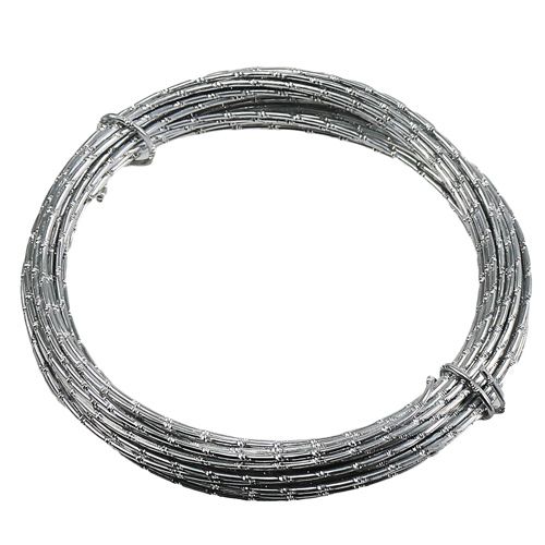 Article Fil aluminium diamant argent 2mm 10m