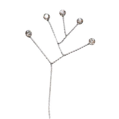 Diamants sur branche brillants 10 cm 12 p.