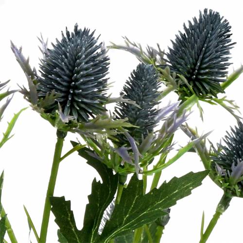 Article Chardon fleur artificielle bleu 70cm