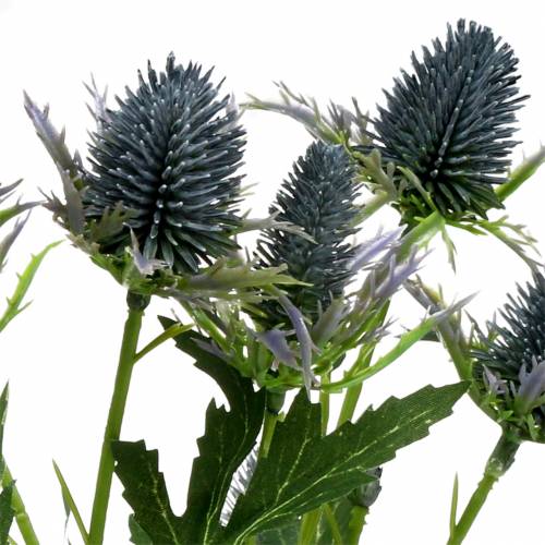 Floristik24 Chardon fleur artificielle bleu 70cm