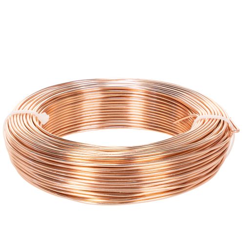 Bobine de fil d'aluminium pour loisirs créatifs et art floral, 60 m, 500 g