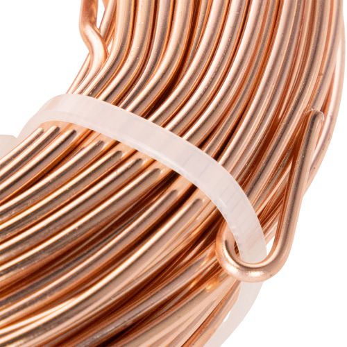 Bobine de fil d'aluminium pour loisirs créatifs et art floral, 60 m, 500 g | Floristik24.fr