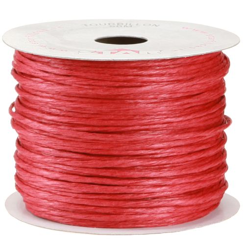 Floristik24 Fil enroulé 50 m rouge