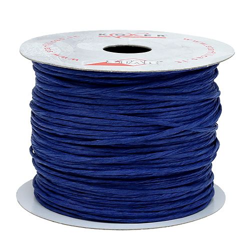 Floristik24 Fil enroulé 50m bleu foncé