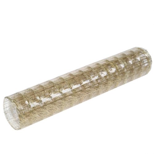 Article Treillis métallique fil décoratif doré 35cm 5m