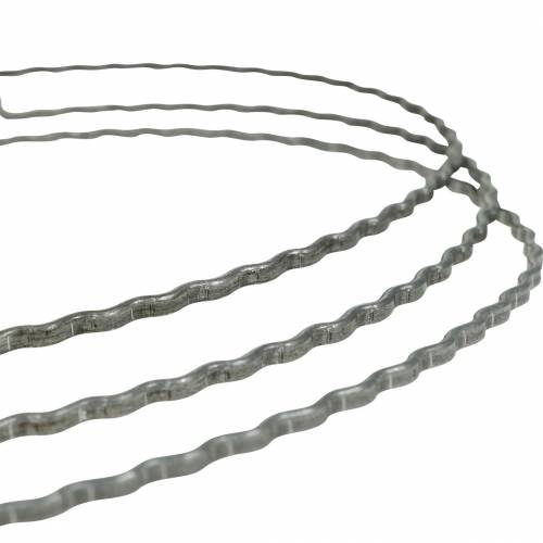 Article Fil coeur 30cm anneau vague pour couronne murale couronne anneau coeur 10pcs