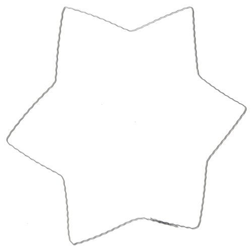 Article Fil étoile vague anneau fil étoiles pour couronnes 30cm 10 pcs