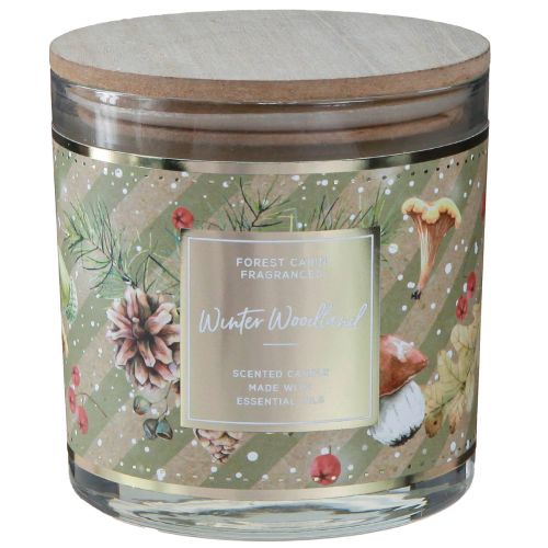 Article Bougie parfumée Bougie Winter Woodland dans un verre Ø9,5cm H10,5cm