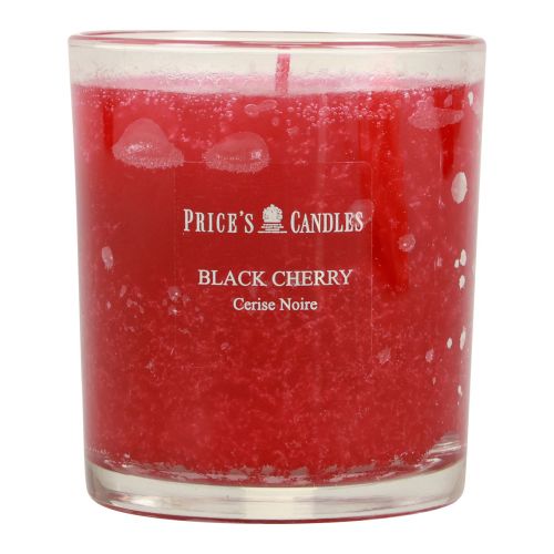 Bougie parfumée en verre Black Cherry bougie cerise Ø7,5cm H8cm