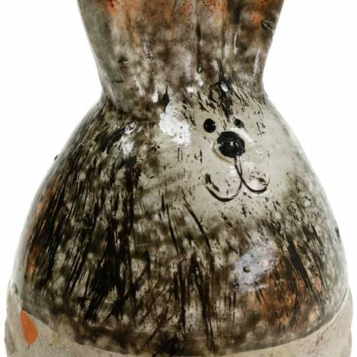 Floristik24 Oeuf lapin décoration Pâques terre cuite H11,5cm
