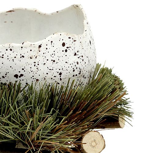 Article Oeuf en nid Ø11cm H12cm 4 pcs